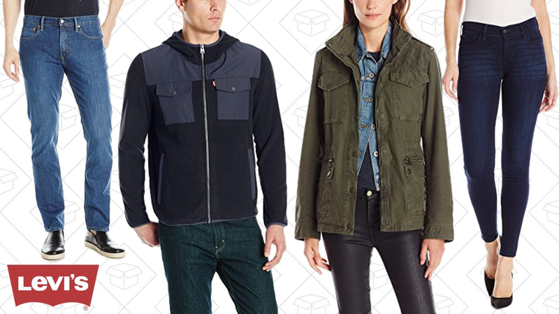 Illustration for article titled Today’s best deals: Levi’s jeans, Bluetooth earbuds, and more